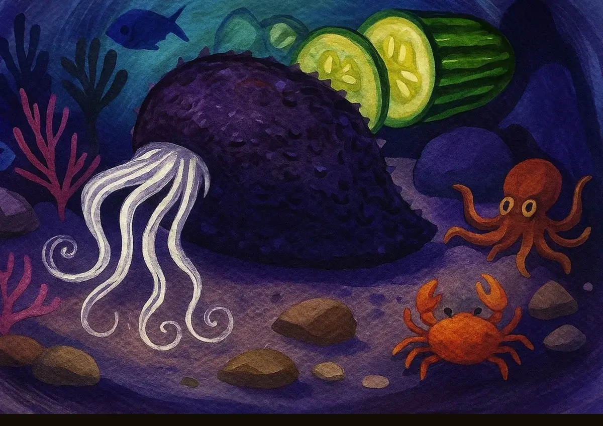 Ilustrasi Teripang karya Ilham Wahyudi