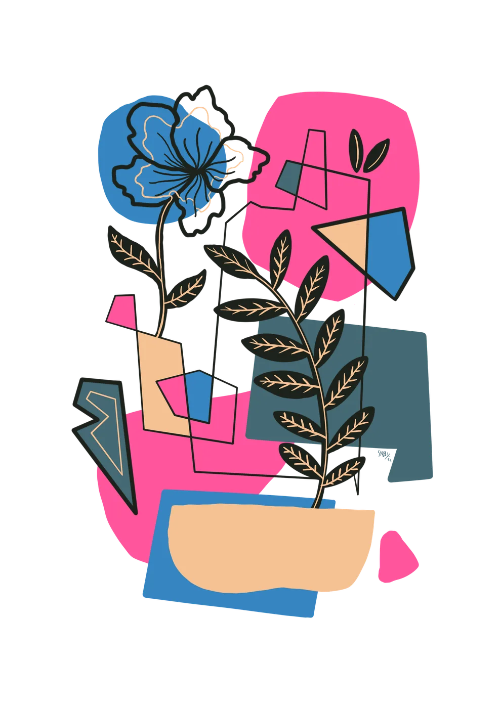 Ilustrasi Bunga Kata